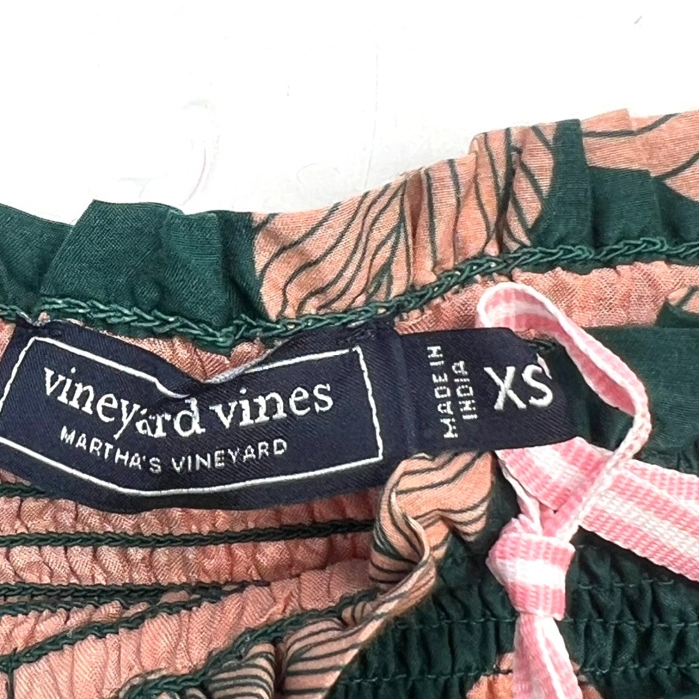 Vineyard Vines Dress Women's XS Warren Floral Long Sleeve Smocked Midi NWT - Picture 8 of 15